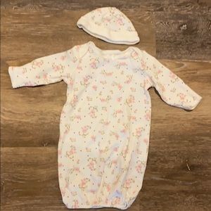 Newborn baby gown